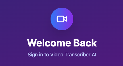 Video Transcriber AI